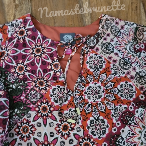 $148 NWT Vince Camuto Balloon 3/4 Sleeve Shift Dress - Picture 9 of 15